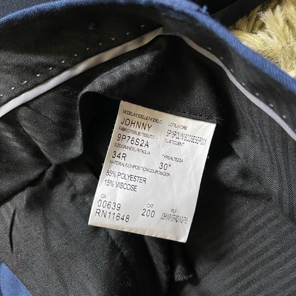 Men’s Navy Full-Piece Suit - Picture 8 of 11